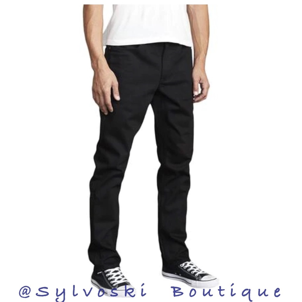 🔥 RVCA MEN'S WEEKEND 5-POCKET PANT NWT - Picture 2 of 10